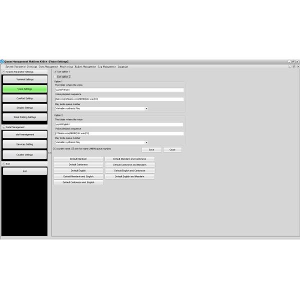 Service Counters Complete QMS Queue Management System With Ticket Number Printer