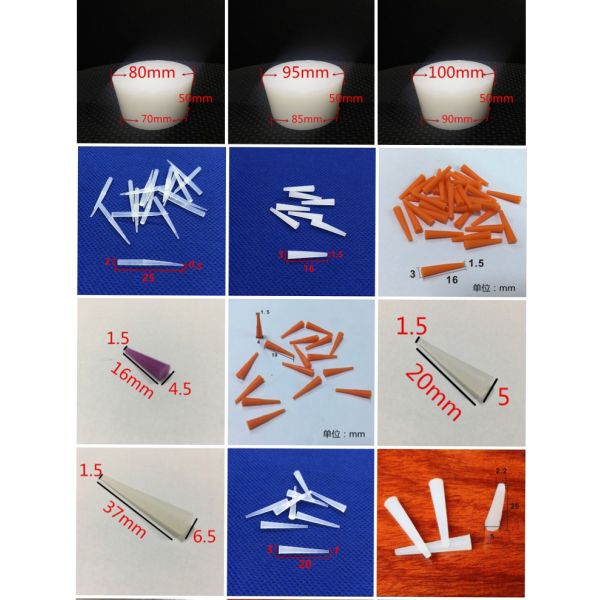 High Temperature Resistant Conical Silicone Plug for Spray Paint Electroplating Medical Grade Oxidation Thread Sealing Nut