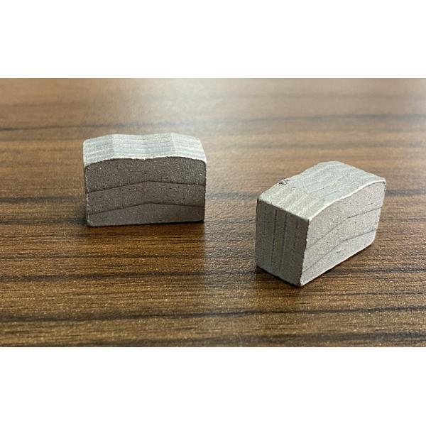 Hard Granite Stone Cutting Diamond Segment For Single Blade 2000mm