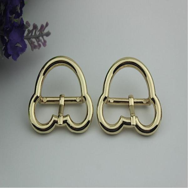 Luggage hardware accessories Mickey Mouse shape 25 mm gold zinc alloy pin buckle for leather accessories