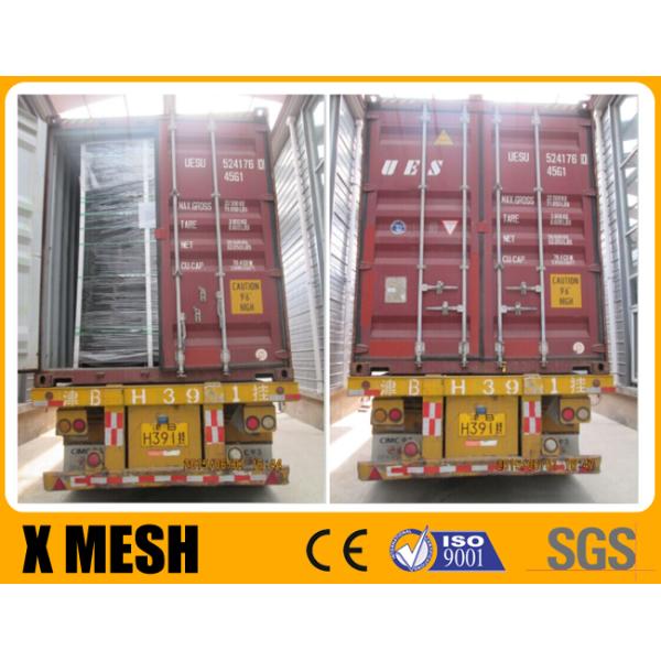 2 V Beams Anti Climb Mesh Fence Pre Galvanized Height 0.9m