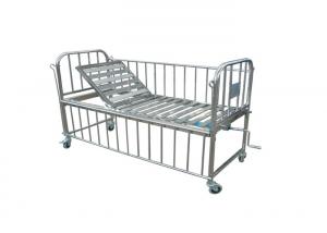 Buy cheap Medical Pediatric Children One Crank Beds Hospital Baby Bed Full Stainless Steel ALS - BB005 product