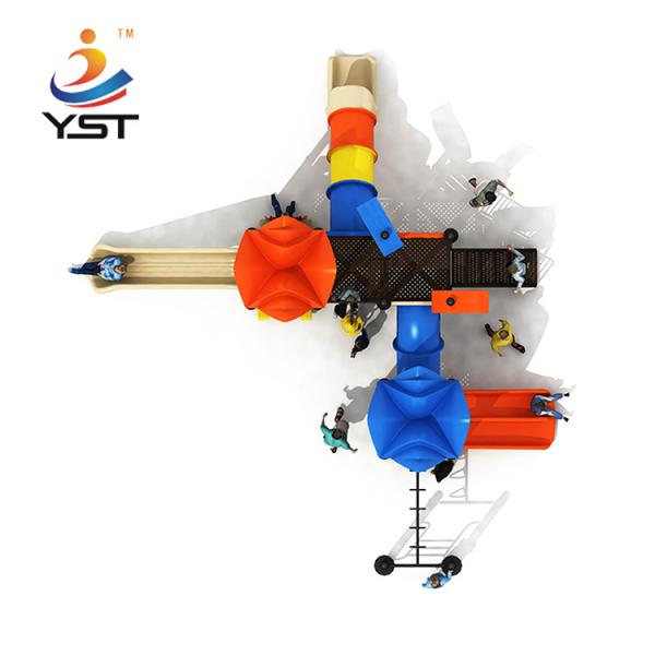 ODM Outdoor Castle Kids Playground Slide With SS304 Fasteners