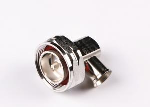 China Quick Installation 7/16 Din Male Plug Right Angle Connector for 1/2'' Superflexible Cable on sale