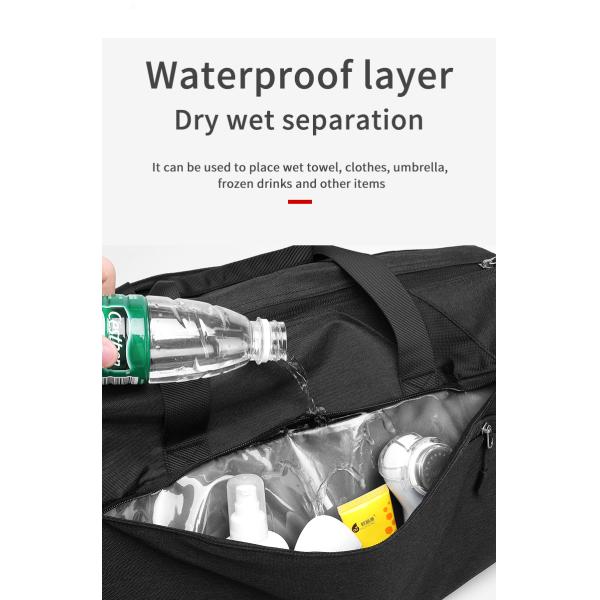 OEM Custom Logo Travel Duffel Backpack Garment Duffle Bag Multi Storey