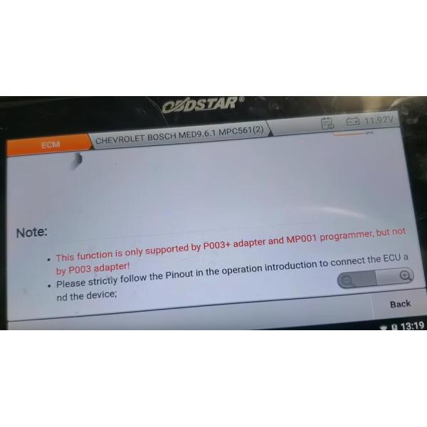 OBDSTAR P003 KIT Bench/Boot Adapter for Reading ECU CS PIN Working With OBDSTAR X300 DP/ X300 DP PLUS/ DC706/ X300 PRO4/