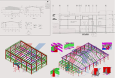 Galvanizd Color Sheet Steel Structural Prefabricated House
