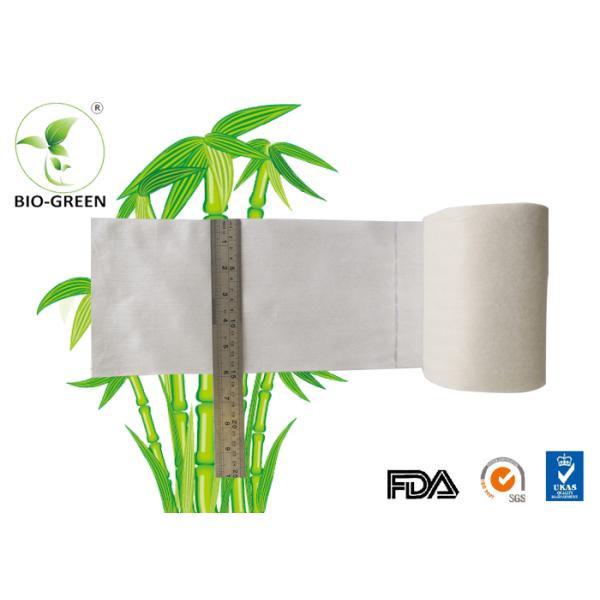 Highly Absorb Bamboo Diaper Liners Exquisite Color With Shape 30-60 gsm
