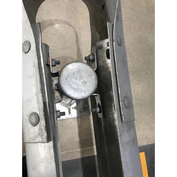 Road Traffic Safety Galvanized Metal Round Newel Post for Highway Guardrail Post
