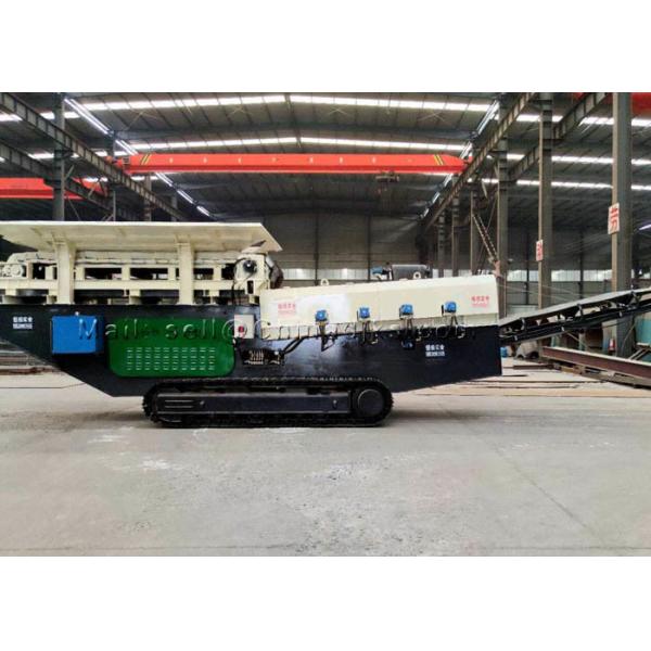 5KW 800TPH 180RPM Crawler Stone And Debris Separator With Belt Conveyor