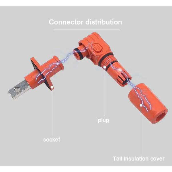 Customized energy storage 200A high current 1500V high voltage commercial mobile energy storage cabinet battery harness