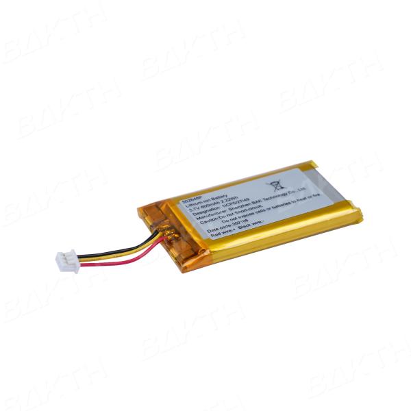 Customized Lithium Ion Polymer Battery Pack 502648P 3.7V 600mAh 2.22Wh For Electronic Products