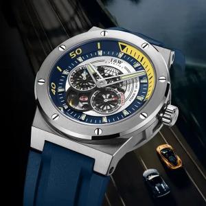 Buy cheap 320x240 Resolution Waterproof Skeleton Watch For Men Coated Sapphire Crystal product