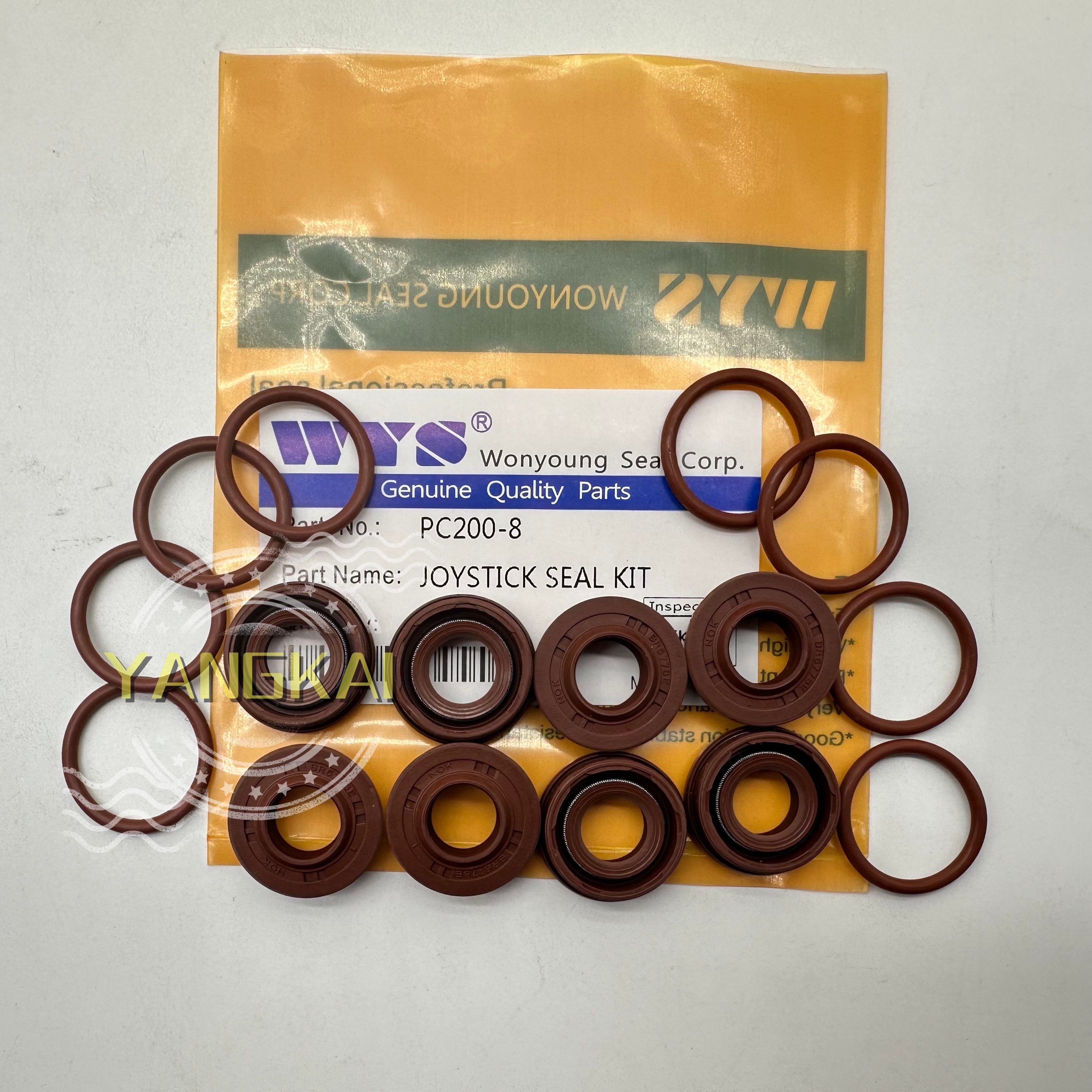 Genuine WYS PC200-8 Joystick Seal Kit FKM Excavator Pilot Valve Seals