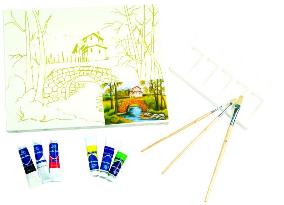Quality Integrated Acrylic Paint Starter Set , Travel Acrylic Paint Set For 8 Year Old for sale