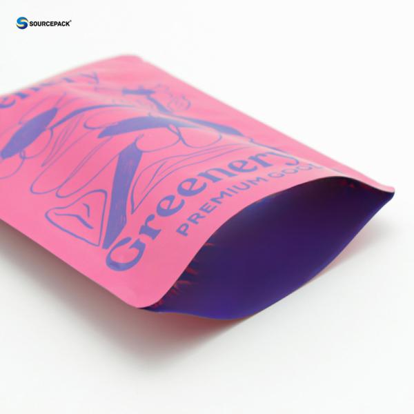 Customizable Odor Proof Weed Packaging Bags with Printed Logo