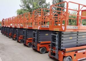 Buy cheap 8m To 14m Height Self Propelled Electric Scissor Lift 300kg Mobile Aerial Work Platform product