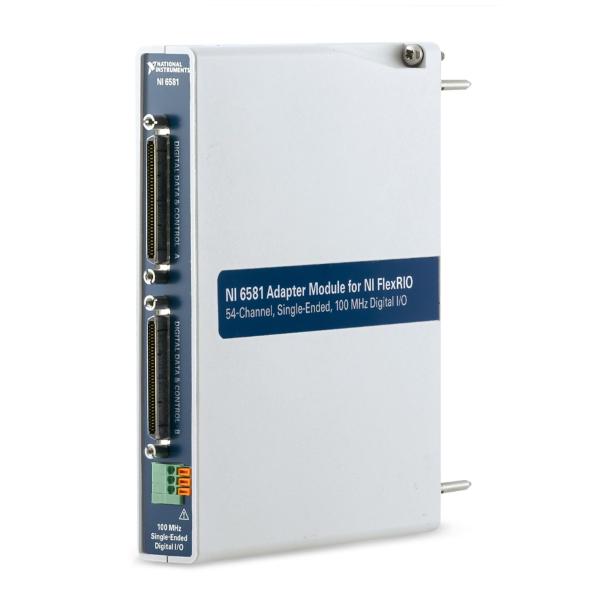 National Instruments NI-6581B Digital I/O Adapter Module with 54 Channels 50 Ohm Termination and 100 Mbits/s Data Rate for FlexRIO