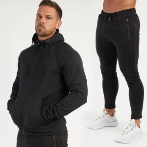 China                  Outdoor Sport Gym Sets Men Sportswear Tracksuits Two Piece Set Hoodies Men′s Fitness Suit              on sale