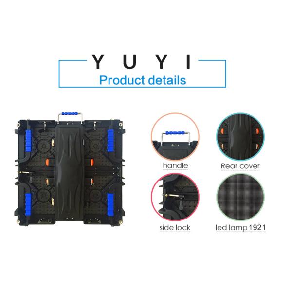 4.81mm Pixel Outdoor Rental LED Display Seamless Splicing High Brightness LED Screen