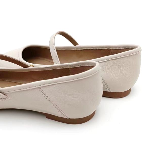 Open Toe Womens Flat Sandals , Leather Flat Sandals Comfortable