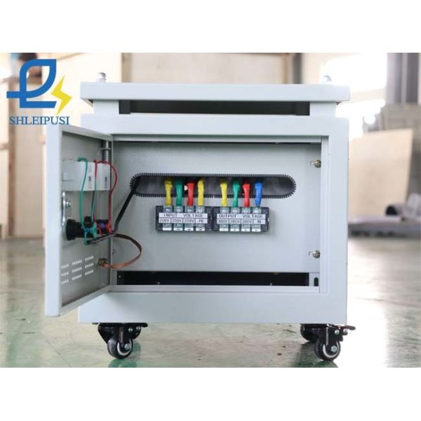 10KVA Voltage Transformer Three Phase 208V To 380V Step Up Dry Type Voltage Transformer