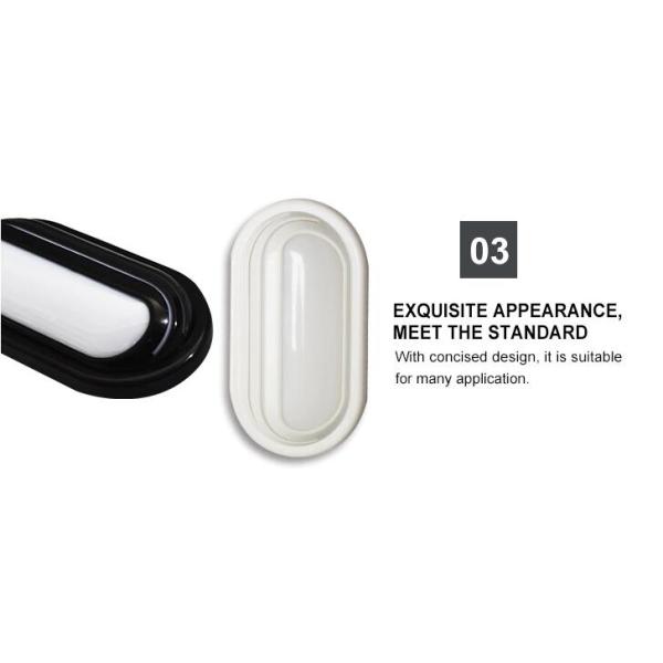 Balcony 15Watt 20Watt Emergency Outdoor LED Bulkhead Lamp PBT + Aluminum Material