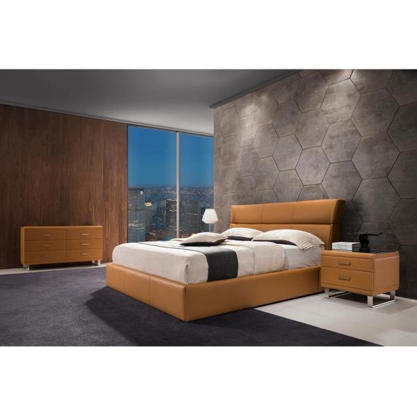 Double Crushed Velvet Double Bed With USB Connection Simple Design