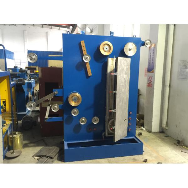Blue Intermediate Online Annealing Machine 5.5KW Driving Motor For Copper Wire