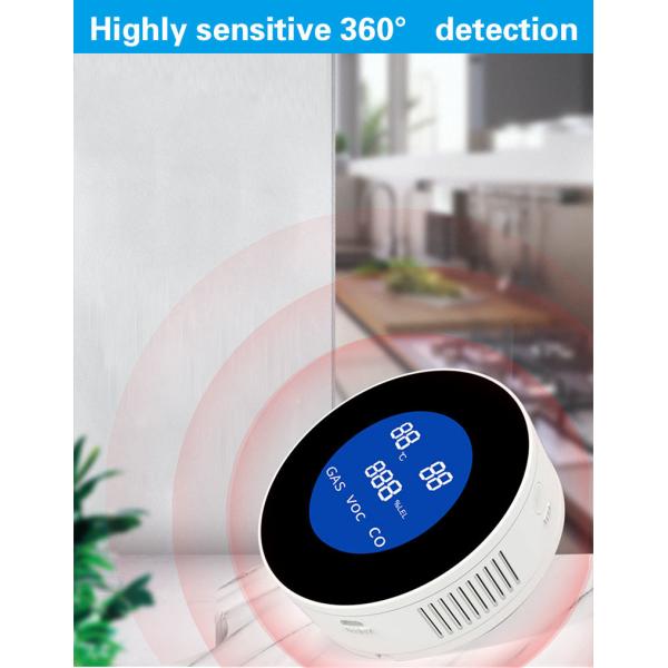 Glomarket Tuya Wifi Alarm System Led Digital Alarm Leak Detector Gas Sensor Gas Leak Detector