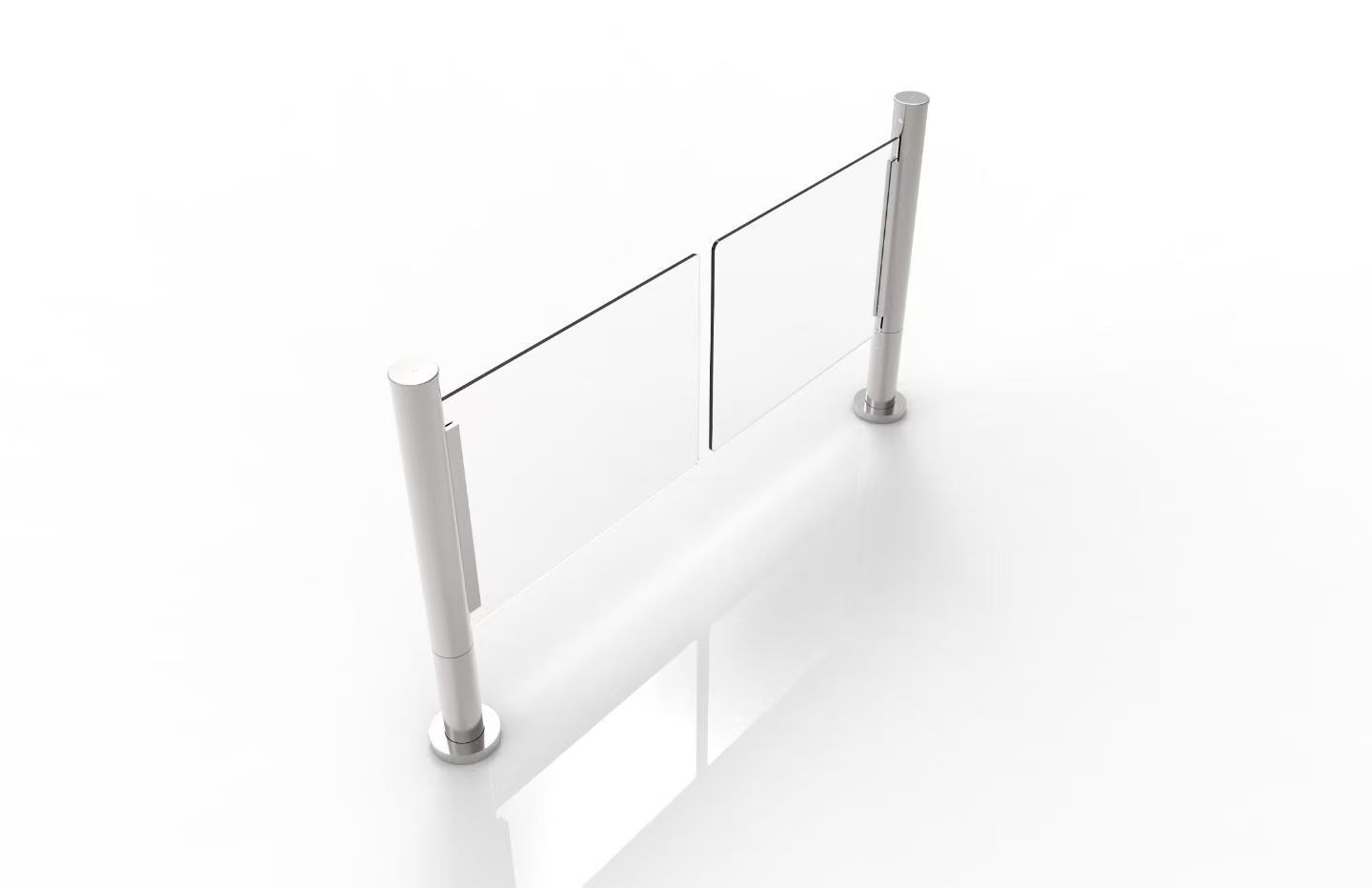 Automatic Rebound Mechanical Swing Gate Temporary Traffic Control Auto Lock