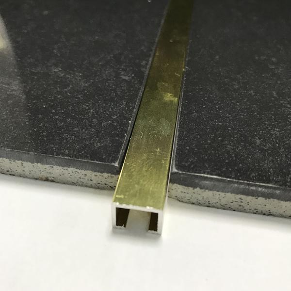 Aluminium Square Edge Trim Bathroom Floor Round Edge Tile Trim