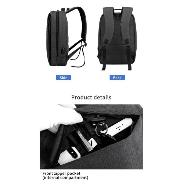 Factory high quality new men's backpack custom logo large capacity waterproof anti theft business Laptop Backpack