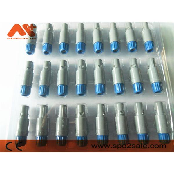 (S11ME7-P07MFD0-5260) 1P pull push 7 pin plastic Connector, Grey Shell,Blue,dual 80 key