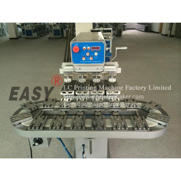 4 Color Pad Printer with Conveyor
