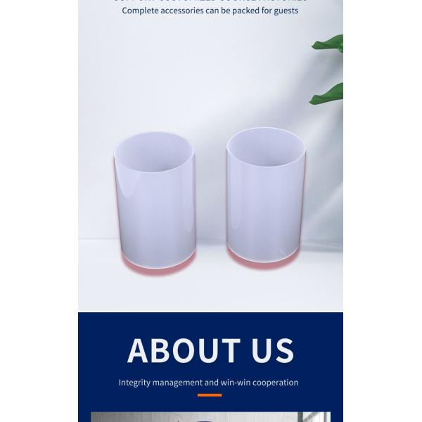 China Customized Milky-White Diffuse LED Plastic Lampshade Tube PC Lighting Tube Profiles