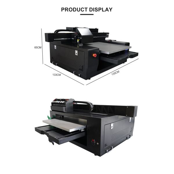 KECAI Industrial 6090 Flatbed UV Printer Automatic Inkjet Digital Machine with Touch Screen for PVC Acrylic Ceramic Wood Metal