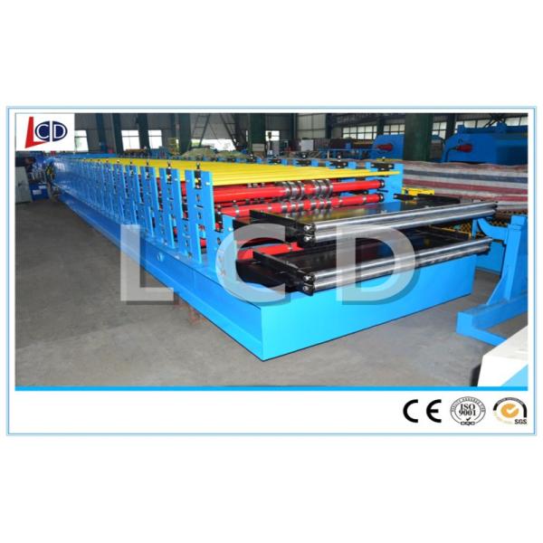 Wall Board Automated Roll Forming Machine , Roof Panel Roll Forming Machine Optional Color