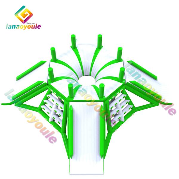 0.6mm Inflatable Floating Water Park Aquatic Sport Platform