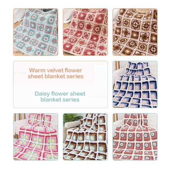 1/0.8NM 100% Polyester Jumbo Hand Knitted Chunky Chenille Yarn Baby Blanket Anti Bacteria