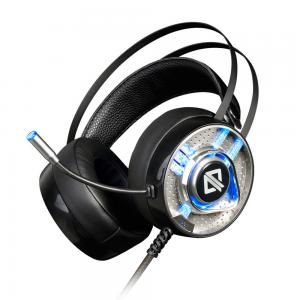 Buy cheap AJAZZ AX360 3.5mm Stereo Gaming Headset On Ear Headphones with Microphone Noise Canceling Colorful LED Lights Volume Con product