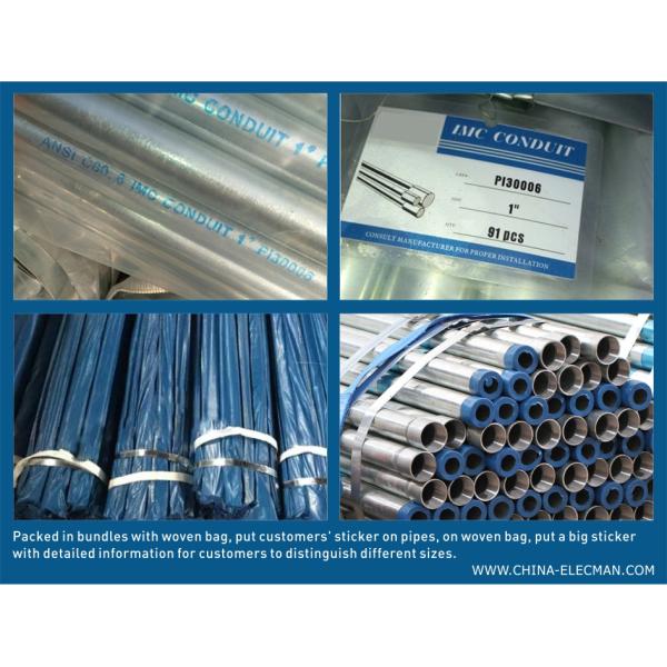 1/2" UL1242 ANSI 80.6 Intermediate Metal Conduit（IMC Conduit）