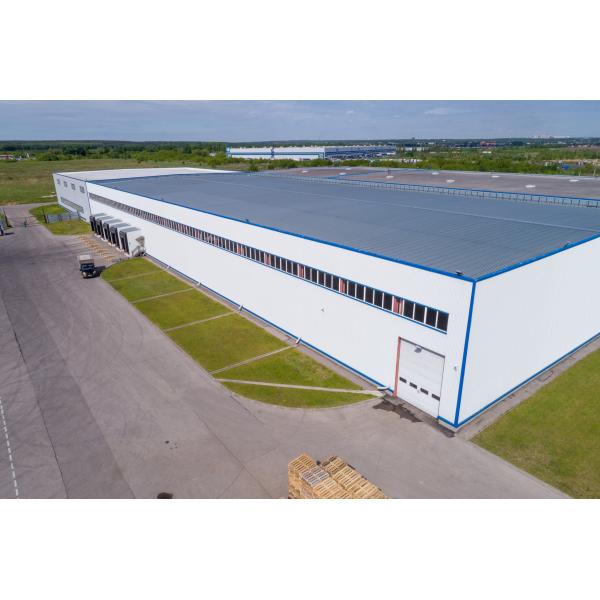 Q355B Prefab H Beam Steel Structure High Load Storage Warehouse Building