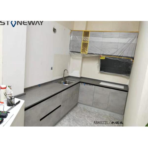 Artificial Quartz Stone Kitchen Top UV Cutting Strong Resistance To Scratch