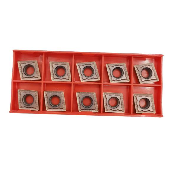 CCMT120408 Cemented Carbide CCMT432 PVD Coated Inserts For CNC Turning Cutting Tool