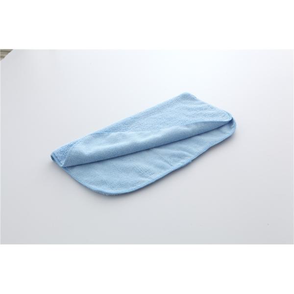 Red color 40x60cm microfiber microfibre car cleaning detailing towels/cloth with green edge