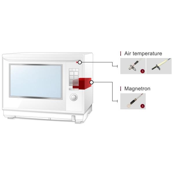 Customized CWF Precision Stainless Steel NTC Micro Temperature Sensor 10KOhm 3435K 1% For Home Appliances