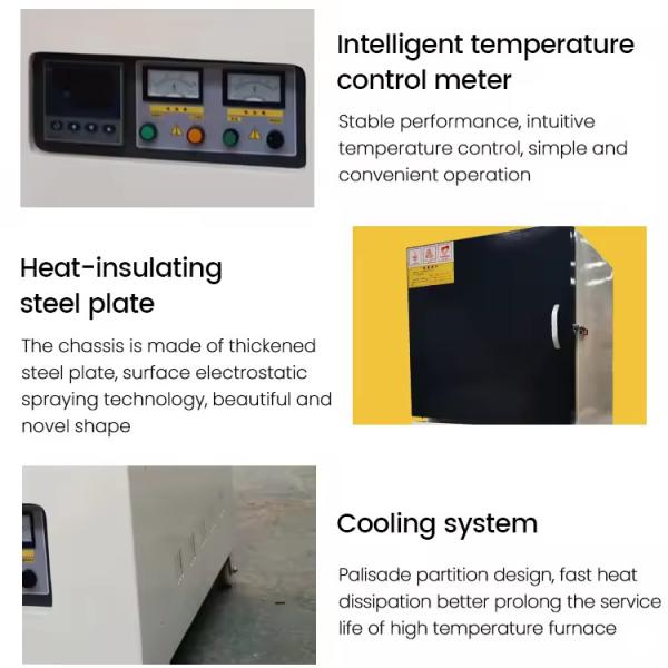 1700C Degree High Temperature box type Muffle Furnace box type for metal or alloy heating treatment