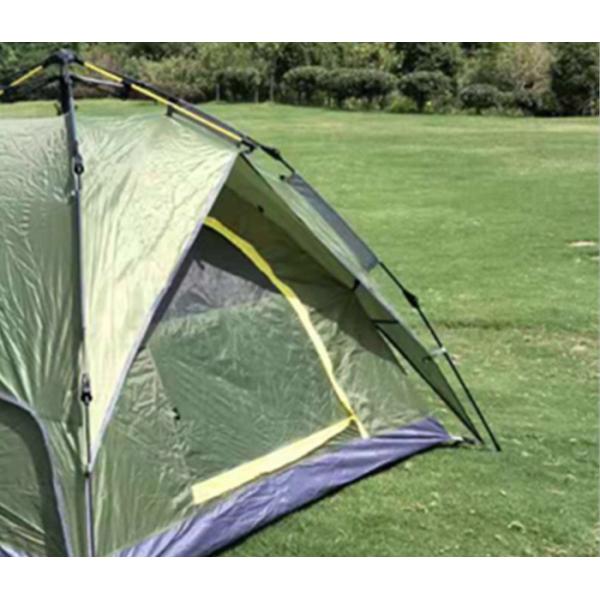 210*210*135cm Automatic Fibreglass Pole Waterproof PU2000mm Coated Green 190T Polyester Rainproof Outdoor Camping Tents