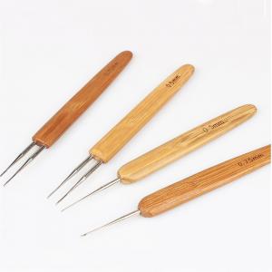Buy cheap Set Bamboo Knitting Needle Crochet Hook Light Double Pointed Bamboo Knit product